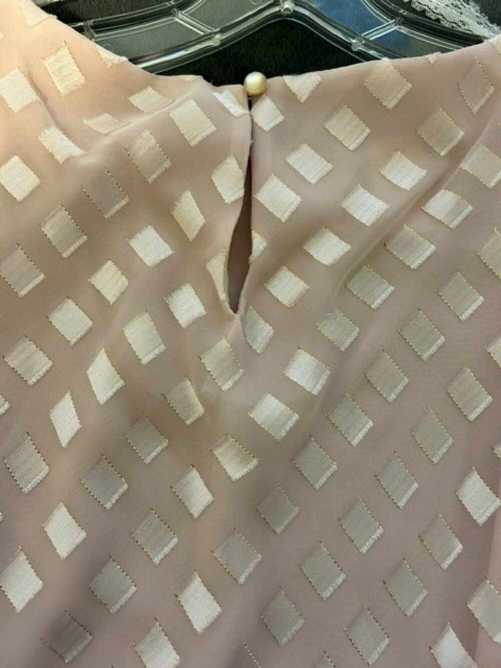 Vintage 1980's Patra Cocktail Pink Dress with Bow, Size Small - Picture 7 of 8